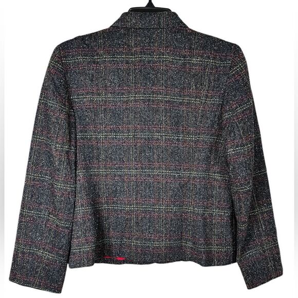 Liz Claiborne Tweed Blazer. Size: 10P - Picture 3 of 6